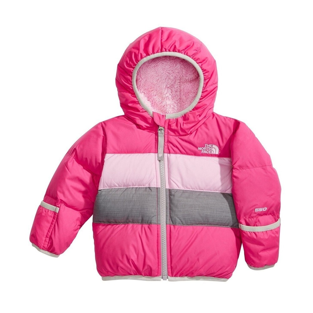 The North Face Girl's Moondoggy 2.0‎ Down Jacket Petticoat Pink 0 - 3 Months NEW